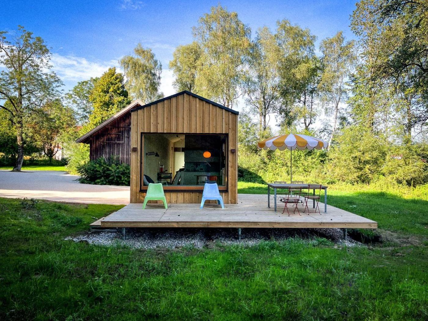 Willa Die Klingerei - Tiny House Wiese Seewalchen am Attersee Zewnętrze zdjęcie