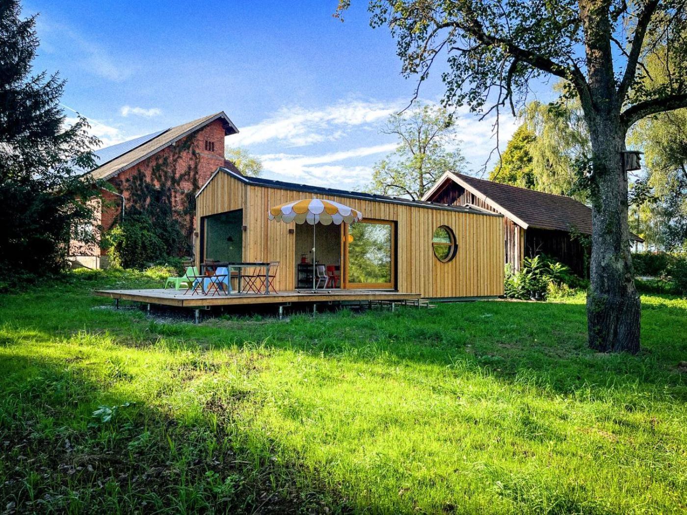 Willa Die Klingerei - Tiny House Wiese Seewalchen am Attersee Zewnętrze zdjęcie